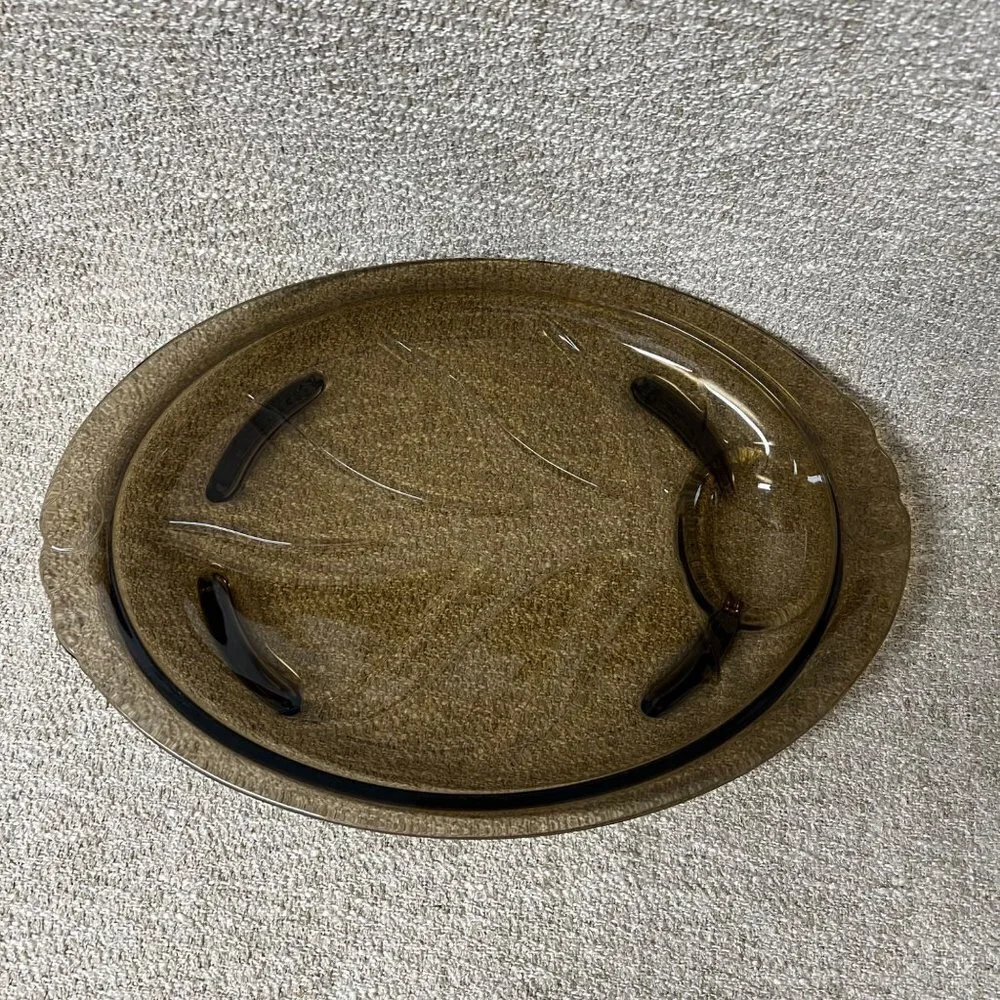 Vintage Pyrex Tree Of Life Footed Serving Platter